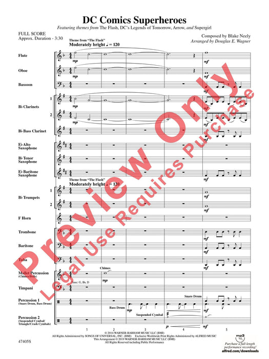 DC Comics Superheroes Featuring themes from The Flash, DC's Legends of Tomorrow, Arrow, and Supergirl 傳奇曲 總譜 | 小雅音樂 Hsiaoya Music