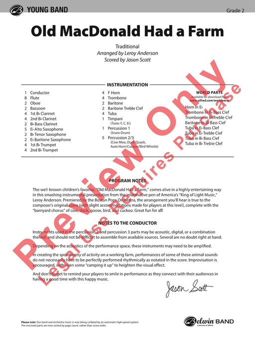 Old MacDonald Had a Farm 總譜 | 小雅音樂 Hsiaoya Music