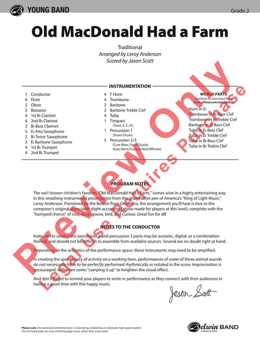 Old MacDonald Had a Farm 總譜 | 小雅音樂 Hsiaoya Music