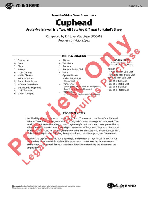 Cuphead Featuring: Inkwell Isle Two / All Bets Are Off / Porkrind's Shop 總譜 | 小雅音樂 Hsiaoya Music