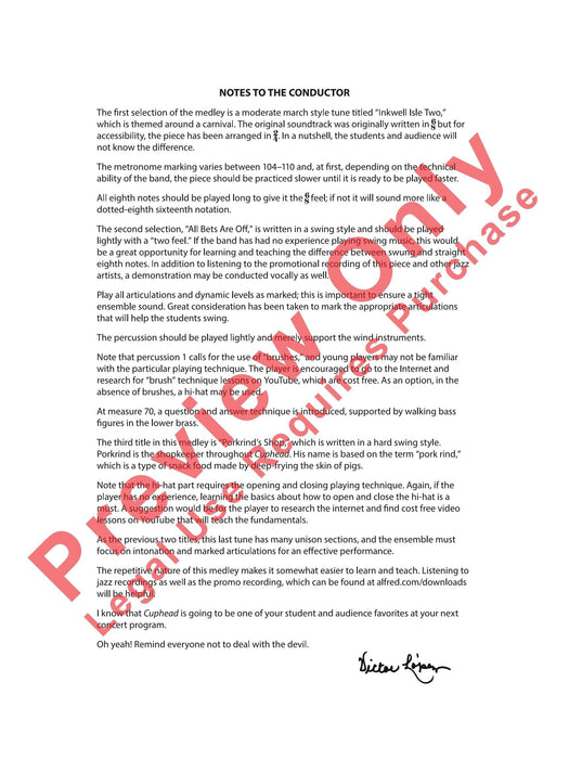 Cuphead Featuring: Inkwell Isle Two / All Bets Are Off / Porkrind's Shop 總譜 | 小雅音樂 Hsiaoya Music