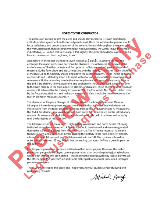 Pinnacle 總譜 | 小雅音樂 Hsiaoya Music