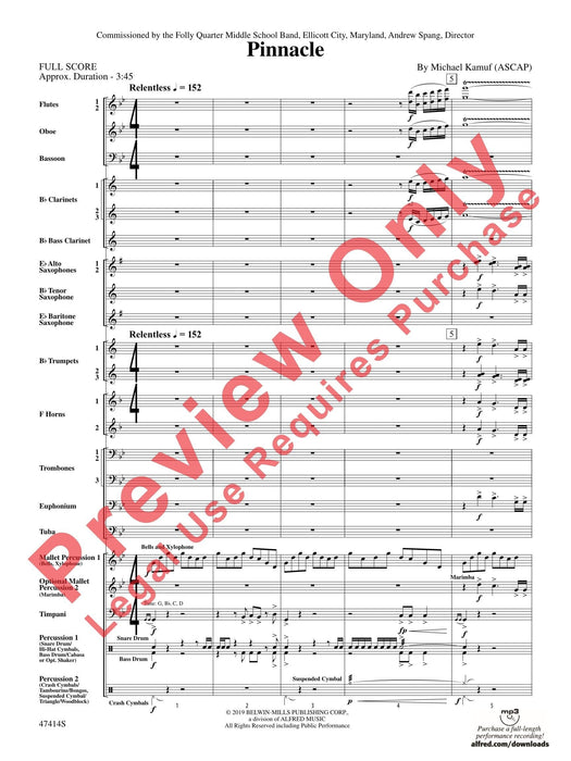 Pinnacle 總譜 | 小雅音樂 Hsiaoya Music