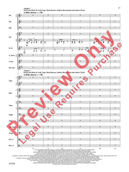 A Star Is Born Featuring: Black Eyes / Look What I Found / Shallow 總譜 | 小雅音樂 Hsiaoya Music