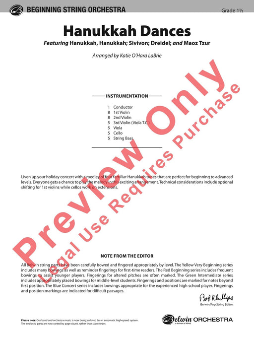 Hanukkah Dances Featuring: Hanukkah, Hanukkah / Sivivon / Dreidel / Maoz Tzur 舞曲 總譜 | 小雅音樂 Hsiaoya Music