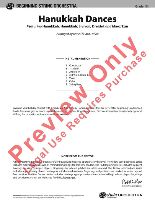 Hanukkah Dances Featuring: Hanukkah, Hanukkah / Sivivon / Dreidel / Maoz Tzur 舞曲 總譜 | 小雅音樂 Hsiaoya Music