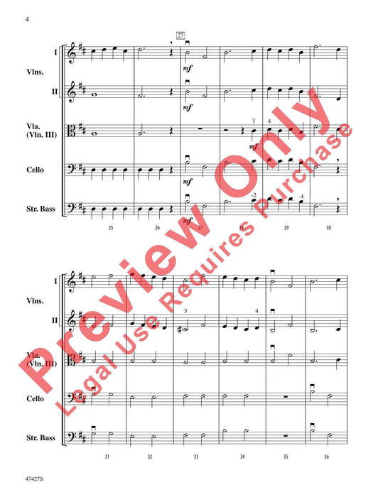 Themes from Farandole from L'Arlésienne Suite No. 2 阿萊城姑娘組曲 總譜 | 小雅音樂 Hsiaoya Music