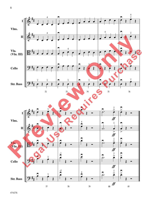 Themes from Farandole from L'Arlésienne Suite No. 2 阿萊城姑娘組曲 總譜 | 小雅音樂 Hsiaoya Music