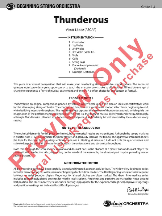 Thunderous 總譜 | 小雅音樂 Hsiaoya Music