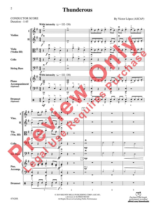 Thunderous 總譜 | 小雅音樂 Hsiaoya Music