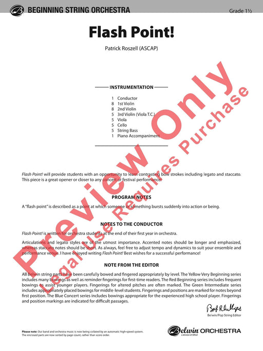 Flashpoint! 總譜 | 小雅音樂 Hsiaoya Music