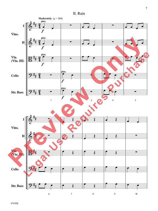 Sky Suite I. Clouds / II. Rain / III. Thunder / IV. Sun 組曲 總譜 | 小雅音樂 Hsiaoya Music