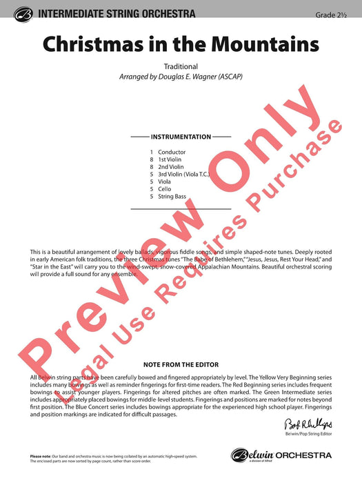 Christmas in the Mountains 總譜 | 小雅音樂 Hsiaoya Music