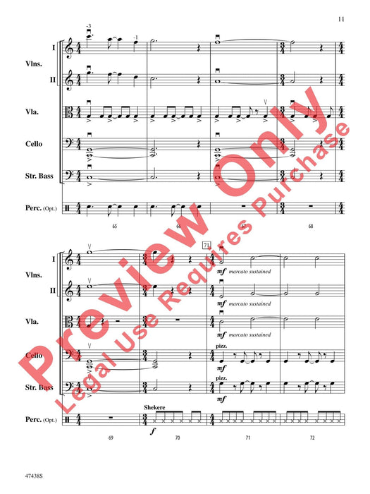 Jambo Greeting Prelude for String Orchestra 前奏曲 弦樂團 總譜 | 小雅音樂 Hsiaoya Music