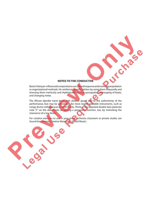 Jambo Greeting Prelude for String Orchestra 前奏曲 弦樂團 總譜 | 小雅音樂 Hsiaoya Music