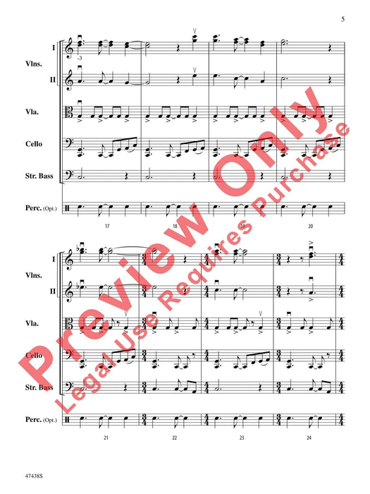 Jambo Greeting Prelude for String Orchestra 前奏曲 弦樂團 總譜 | 小雅音樂 Hsiaoya Music