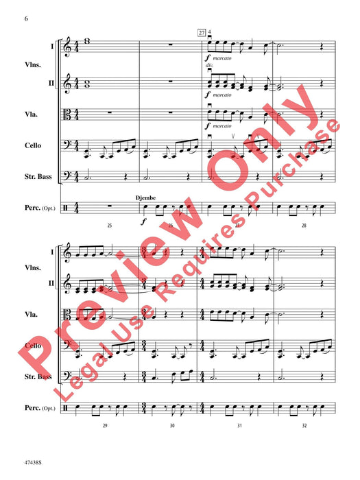 Jambo Greeting Prelude for String Orchestra 前奏曲 弦樂團 總譜 | 小雅音樂 Hsiaoya Music