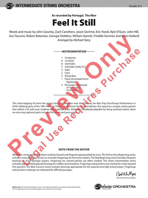 Feel It Still As Recorded by Portugal. The Man 總譜 | 小雅音樂 Hsiaoya Music