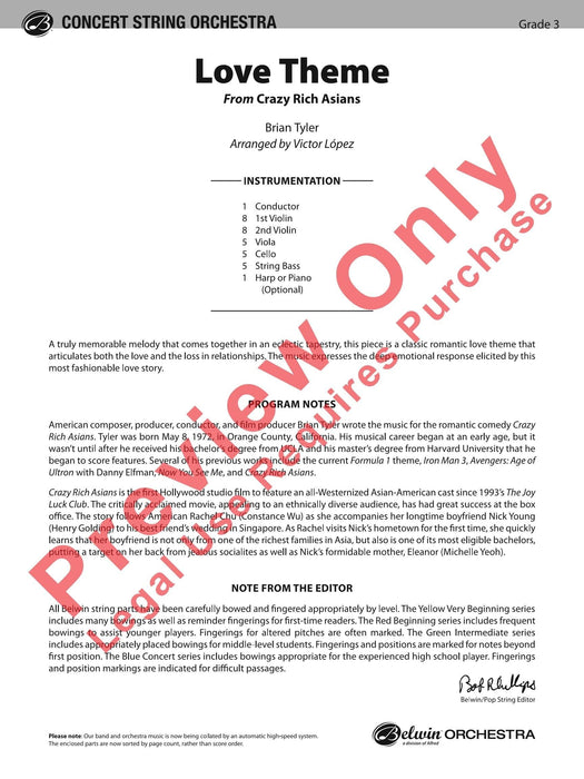 Love Theme From Crazy Rich Asians 主題 總譜 | 小雅音樂 Hsiaoya Music