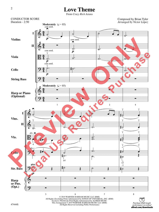 Love Theme From Crazy Rich Asians 主題 總譜 | 小雅音樂 Hsiaoya Music