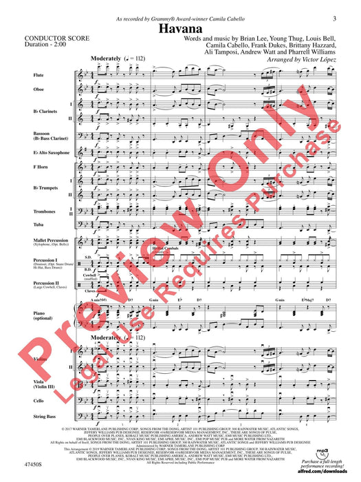 Havana As Recorded by GRAMMY® Award Winner Camila Cabello 總譜 | 小雅音樂 Hsiaoya Music