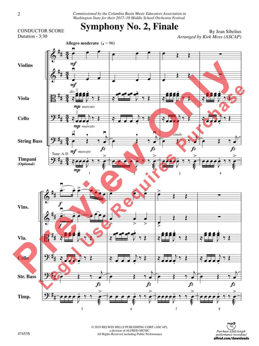 Symphony No. 2, Finale 西貝流士 交響曲 終曲 總譜 | 小雅音樂 Hsiaoya Music