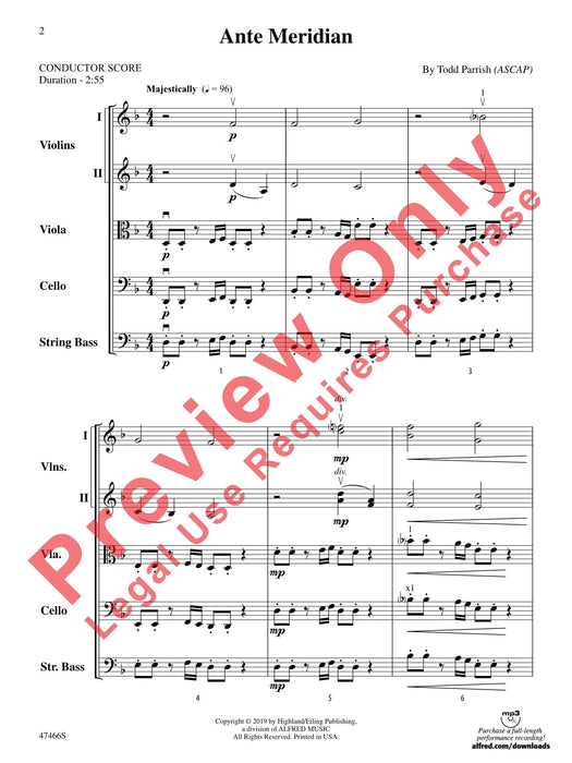 Ante Meridian 總譜 | 小雅音樂 Hsiaoya Music