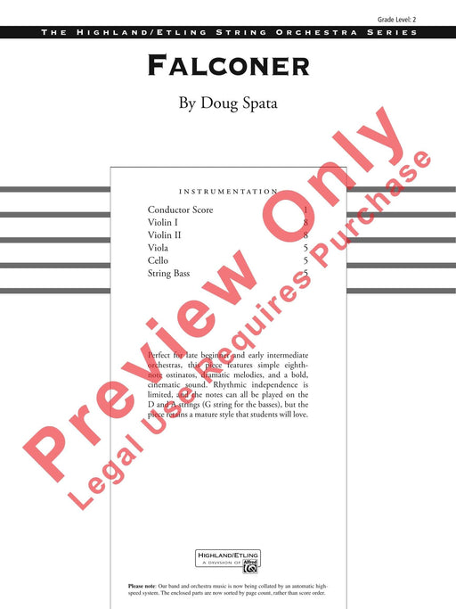 Falconer 總譜 | 小雅音樂 Hsiaoya Music