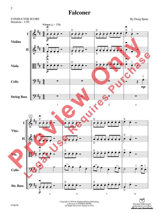 Falconer 總譜 | 小雅音樂 Hsiaoya Music