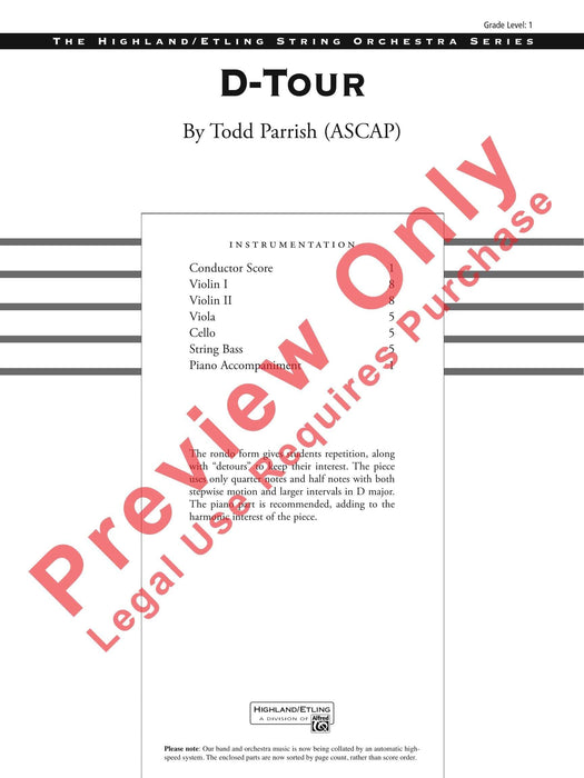 D-Tour 總譜 | 小雅音樂 Hsiaoya Music