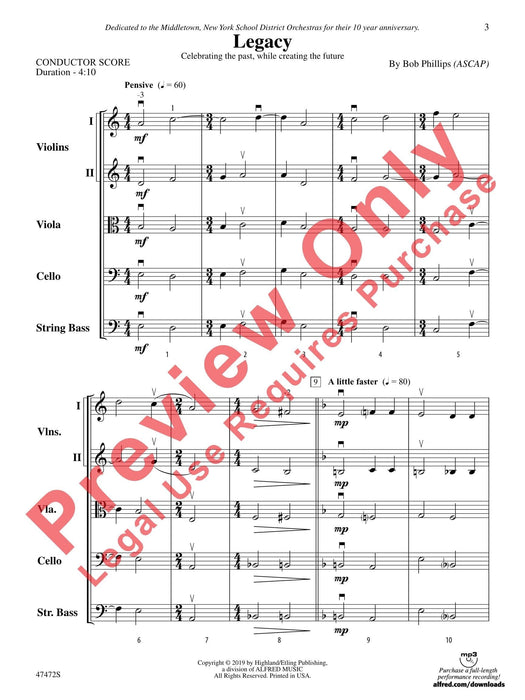 Legacy Celebrating the past, while creating the future 總譜 | 小雅音樂 Hsiaoya Music