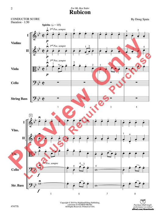 Rubicon 總譜 | 小雅音樂 Hsiaoya Music