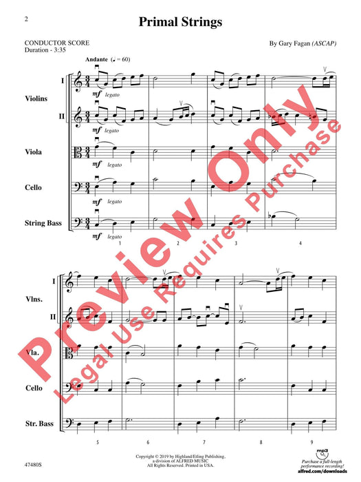 Primal Strings 弦樂 總譜 | 小雅音樂 Hsiaoya Music