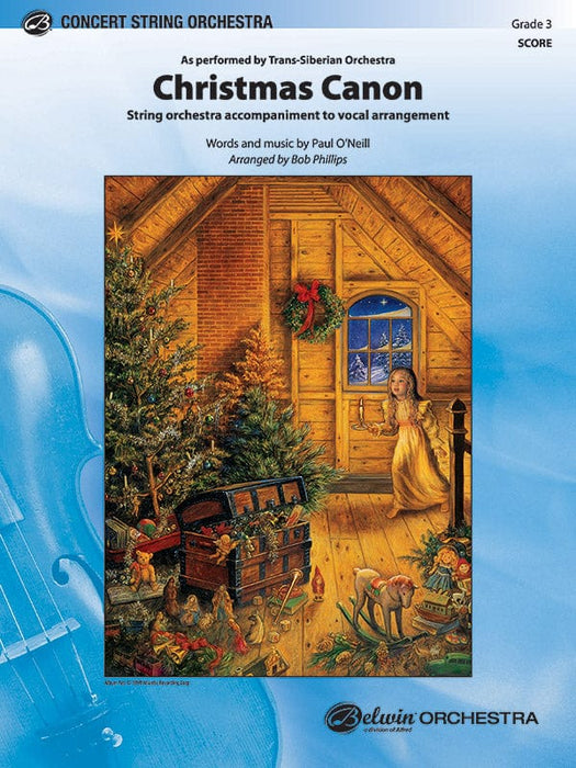 Christmas Canon As Performed by Trans-Siberian Orchestra 卡農曲 管弦樂團 總譜 | 小雅音樂 Hsiaoya Music