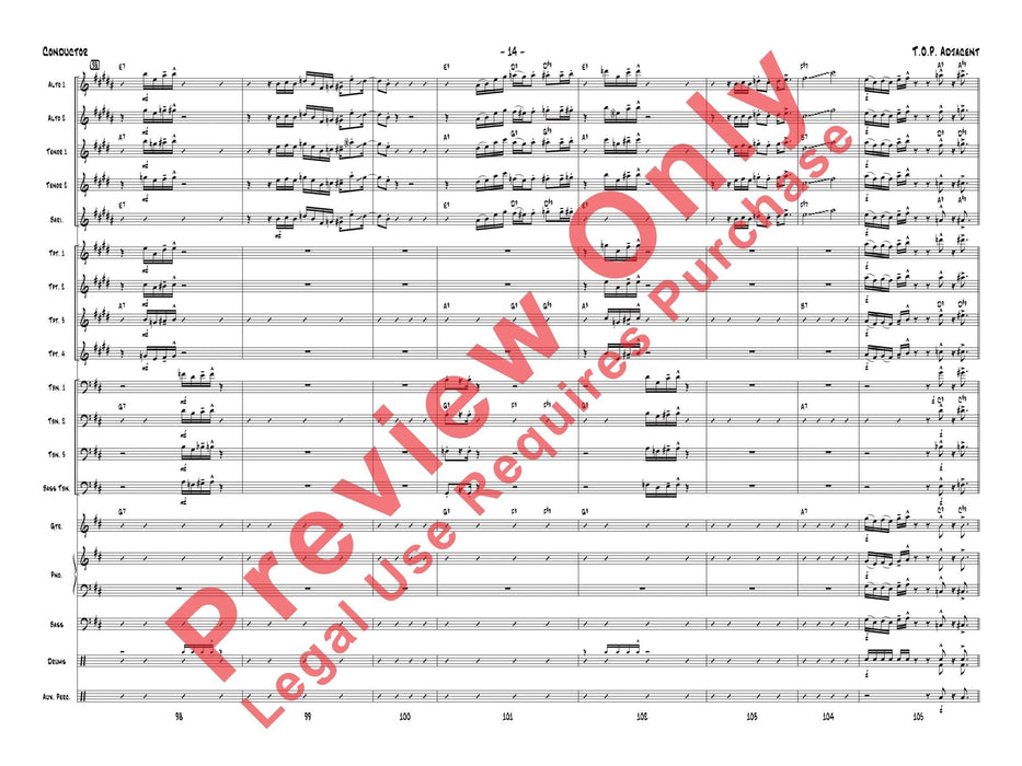 T.O.P. Adjacent As Recorded by Gordon Goodwin's Big Phat Band | 小雅音樂 Hsiaoya Music