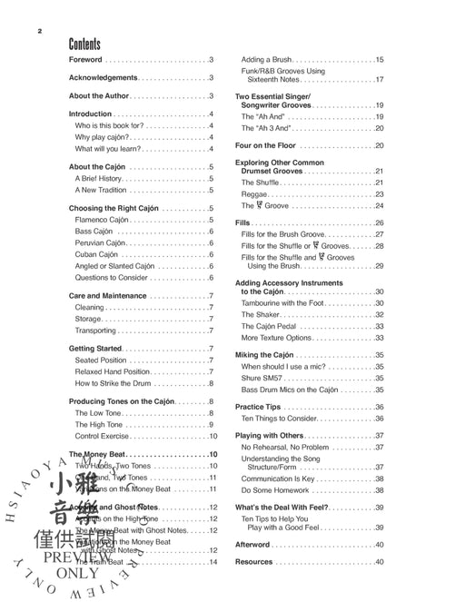 The Cajón Drummer Applying Drumset Techniques and Grooves to the Cajón | 小雅音樂 Hsiaoya Music