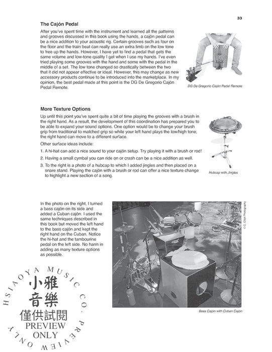 The Cajón Drummer Applying Drumset Techniques and Grooves to the Cajón | 小雅音樂 Hsiaoya Music