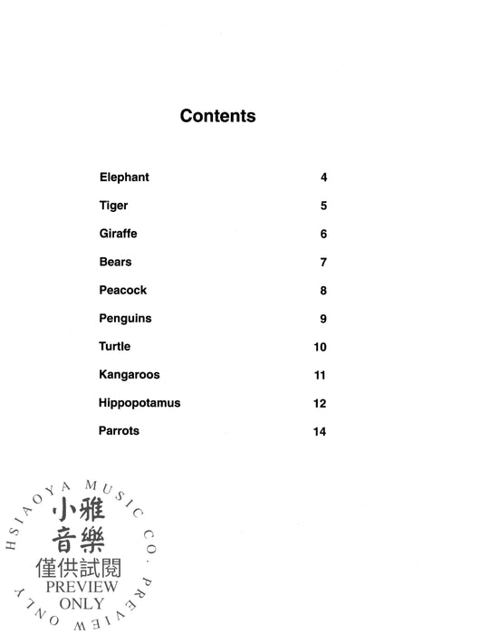 A Zoo for You 10 Animal Pieces 小品 | 小雅音樂 Hsiaoya Music