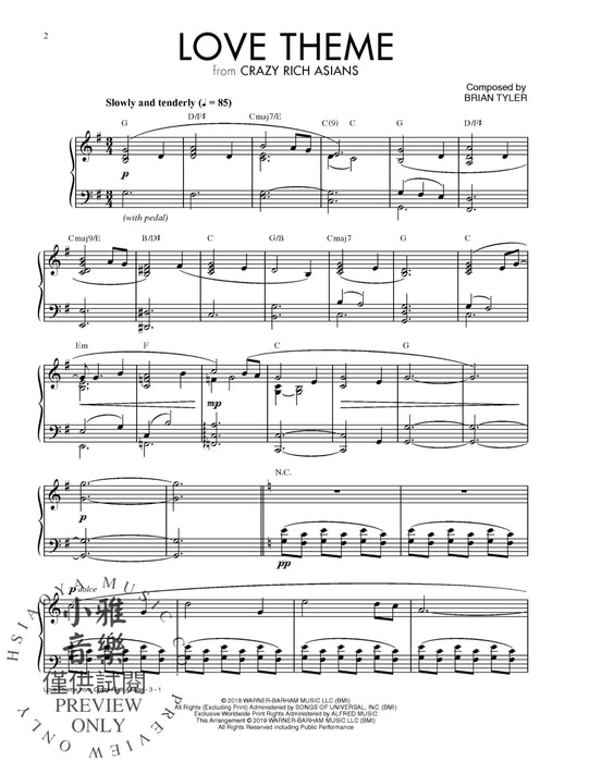 Love Theme from Crazy Rich Asians 主題 | 小雅音樂 Hsiaoya Music