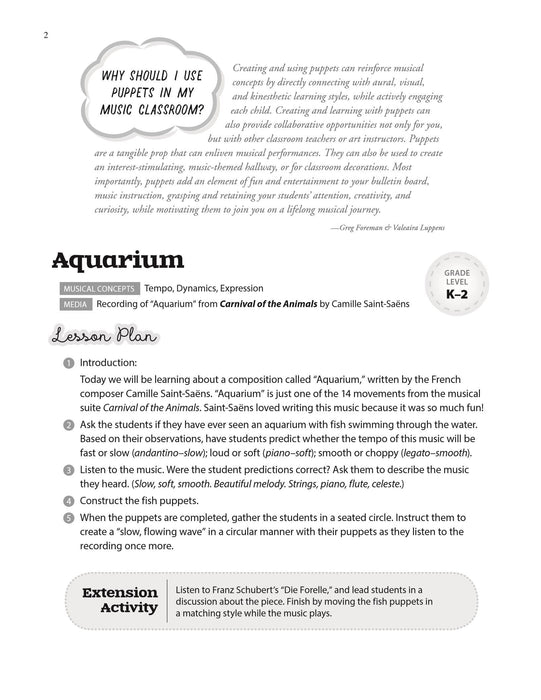 Music Class Puppets 12 Creative Lesson Plans with Student-Made Puppets | 小雅音樂 Hsiaoya Music