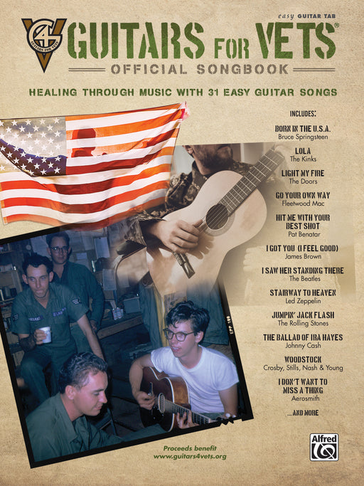 Guitars for Vets: Official Songbook Healing Through Music with 31 Easy Guitar Songs 吉他 | 小雅音樂 Hsiaoya Music