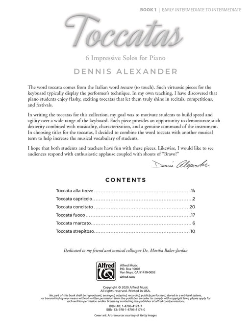 Toccatas, Book 1 6 Impressive Solos for Piano 觸技曲 獨奏 鋼琴 | 小雅音樂 Hsiaoya Music