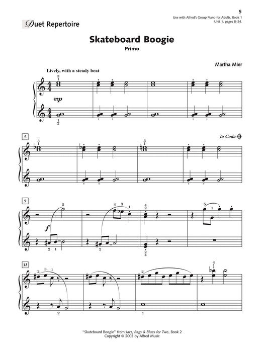 Alfred's Group Piano for Adults: Ensemble Music, Book 2 Repertoire for Piano Duet, Two Pianos, and Multiple Pianos 鋼琴 四手聯彈 鋼琴 | 小雅音樂 Hsiaoya Music