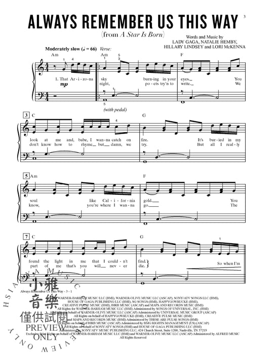 Always Remember Us This Way From A Star Is Born | 小雅音樂 Hsiaoya Music