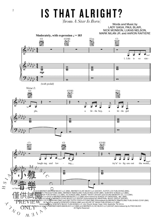 Is That Alright? From A Star Is Born | 小雅音樂 Hsiaoya Music