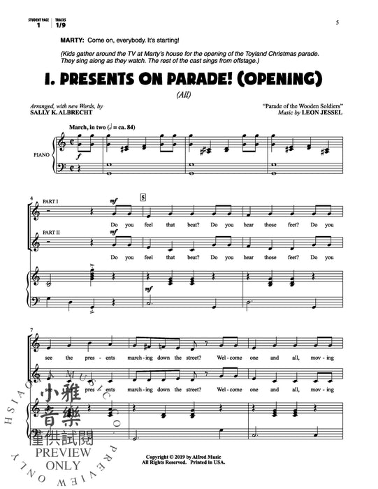 Presents on Parade! A Holiday Mini-Musical for Unison and 2-Part Voices 同度 | 小雅音樂 Hsiaoya Music