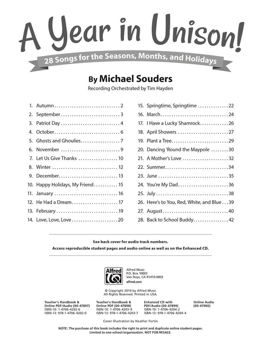 A Year in Unison! 28 Songs for the Seasons, Months, and Holidays 四季 | 小雅音樂 Hsiaoya Music