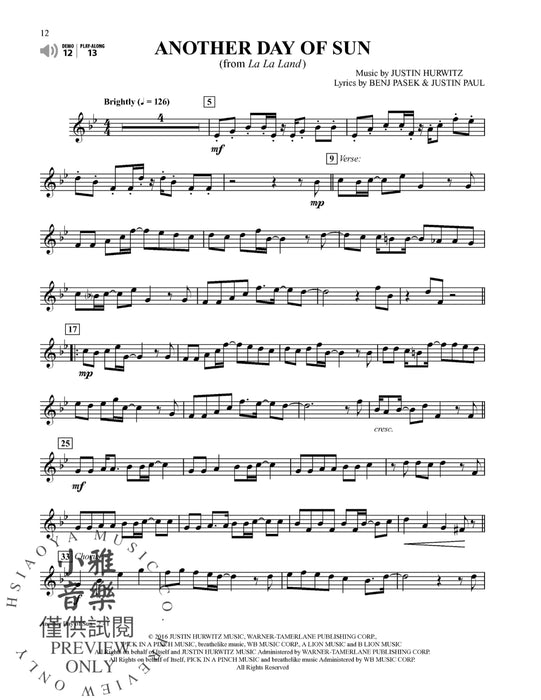 Top Broadway and Movie Songs Tenor Saxophone Solos 百老匯 薩氏管 獨奏 | 小雅音樂 Hsiaoya Music