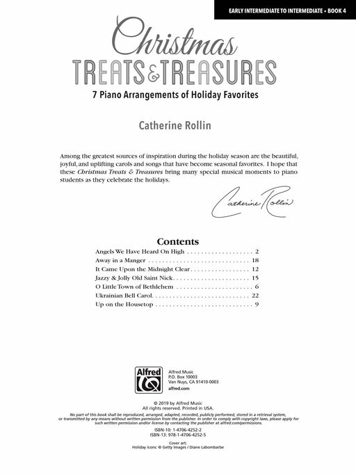 Christmas Treats & Treasures, Book 4 7 Piano Arrangements of Holiday Favorites 鋼琴 | 小雅音樂 Hsiaoya Music