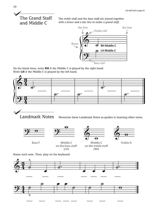 Piano 101: Notespeller, Book 1 Carefully Sequenced Exercises That Reinforce Note-Reading Skills 鋼琴 模寫曲 練習曲 音符 | 小雅音樂 Hsiaoya Music